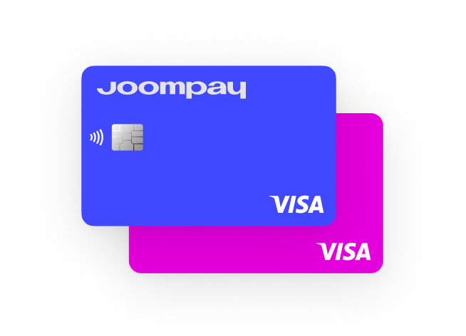 Visa card for purchases