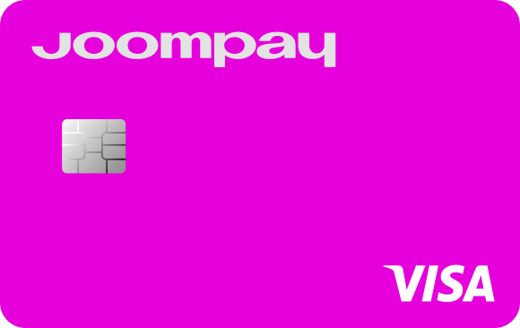 Your new pink Joompay card